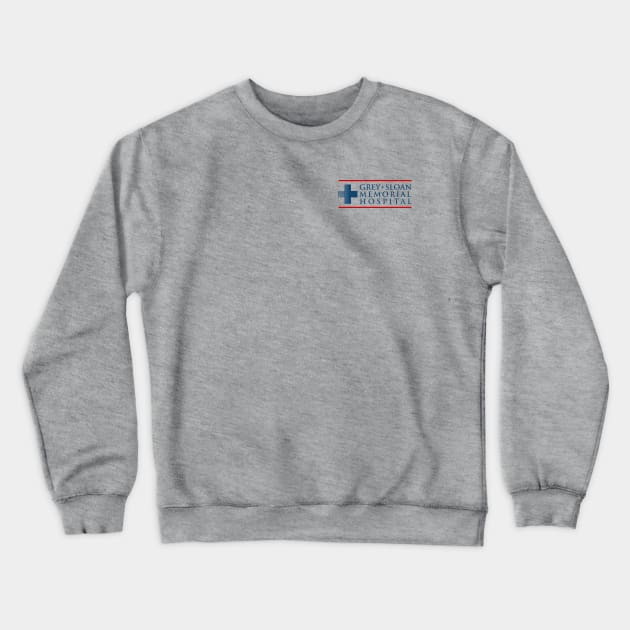 Grey + Sloan Memorial Hospital Crewneck Sweatshirt by MindsparkCreative